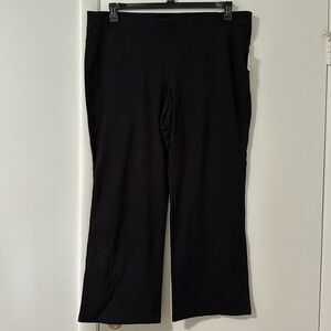 NWT SIZE 22/24 SHORT LANE BRYANT BLACK YOGA PANT